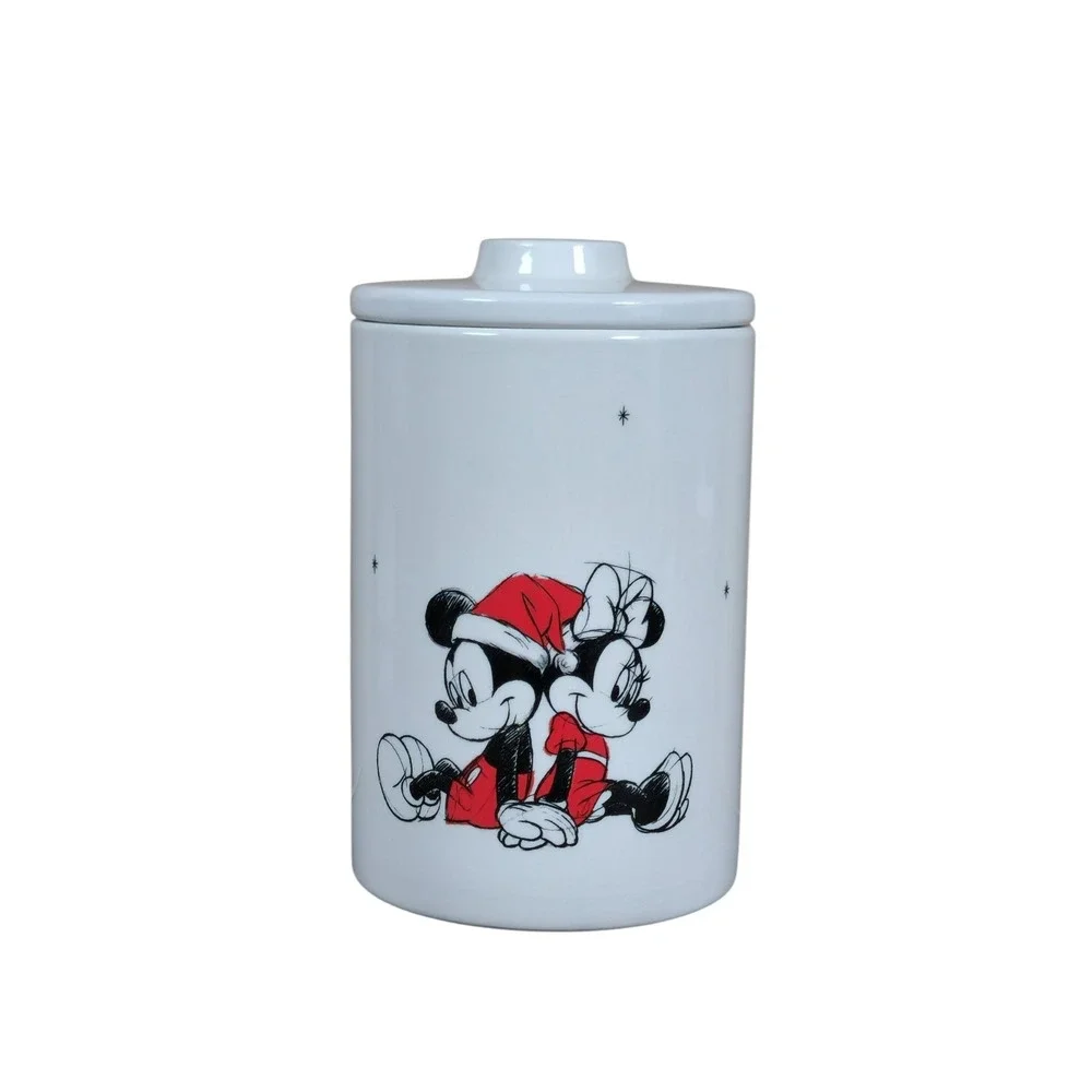 Disney Mickey Mouse Holiday Kisses Ceramic Cookie Jar